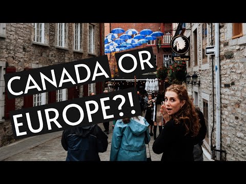 WE CAN'T BELIEVE THIS IS CANADA | Montreal and Quebec City