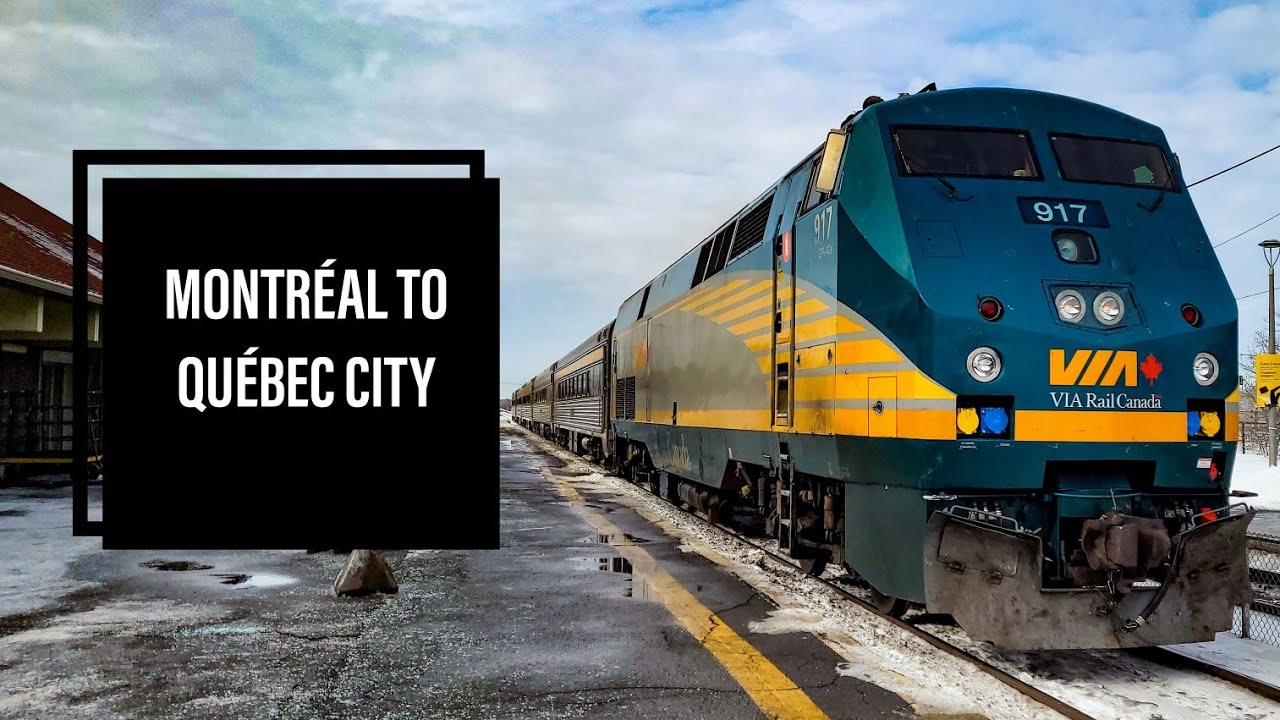 VIA Rail Canada | Montreal to Quebec City (Economy Class)