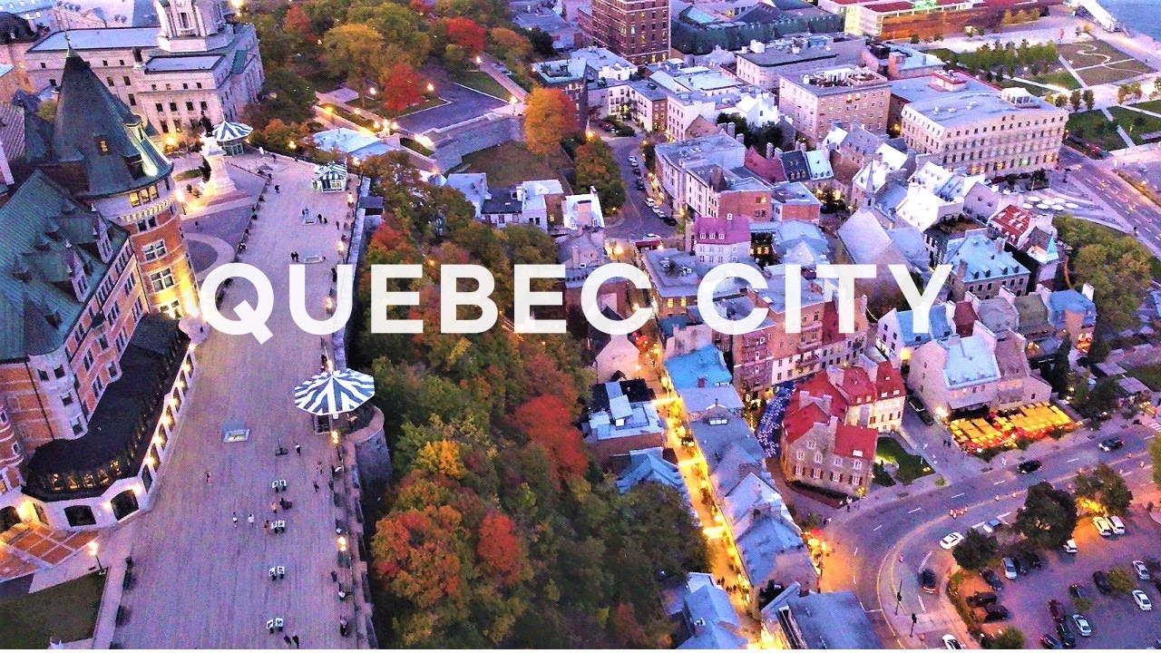 [4K]🇨🇦 Walking Alice in Canada: Exploring Old Quebec City in Autumn🏰🍁/Upper Town, Oct. 06 2021