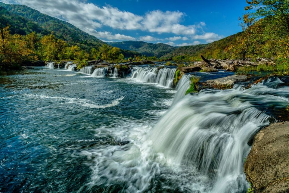 Sandstone Falls of New River Gorge National Park and Preserve